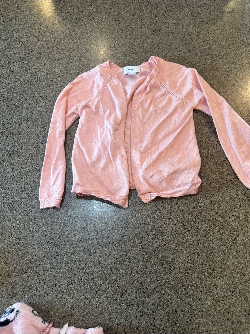 Old Navy Light Pink Knit Cardigan